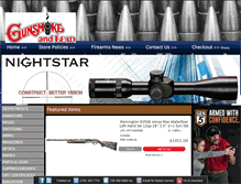 Tablet Screenshot of gunsmokeandlead.com